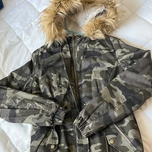 camo winter coat